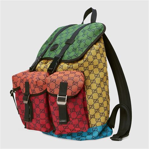 black gucci backpack with red and green strap|gucci small backpack price.